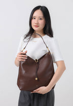 Aria Shoulder Bag - Dark Brown