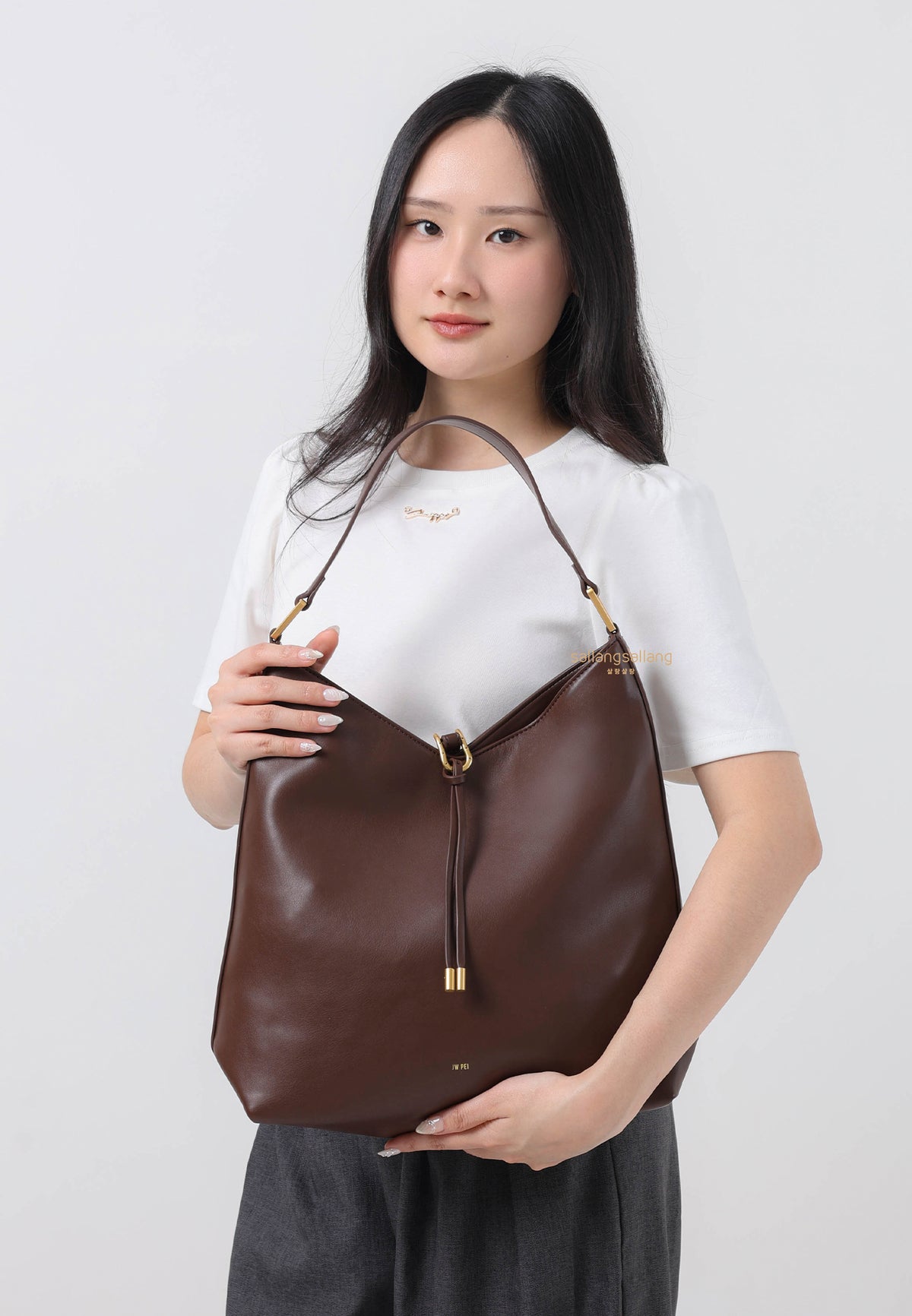 Aria Shoulder Bag - Dark Brown