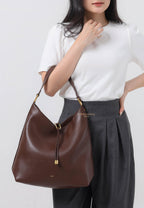 Aria Shoulder Bag - Dark Brown