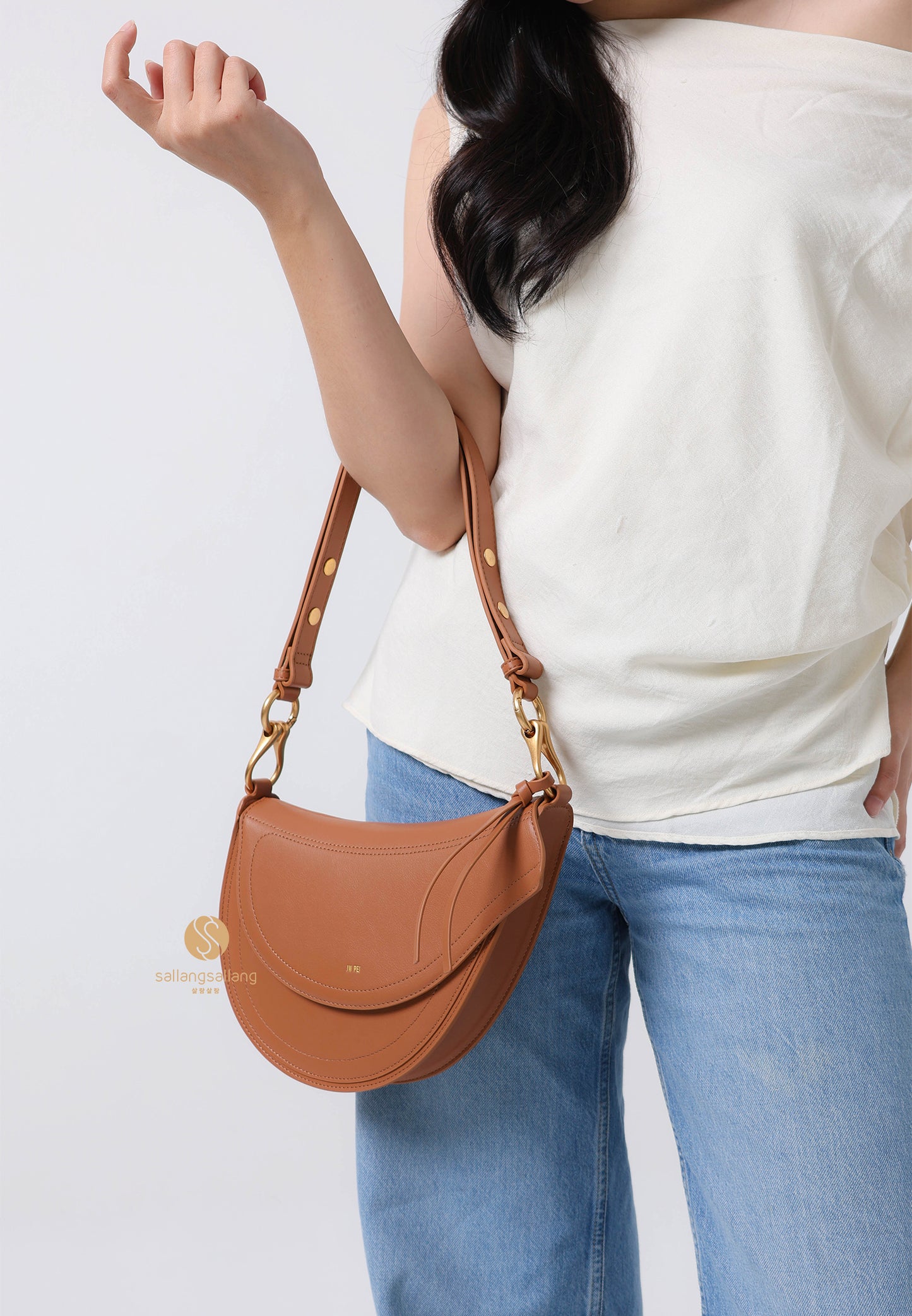 Ashlie Crossbody Bag - Brown