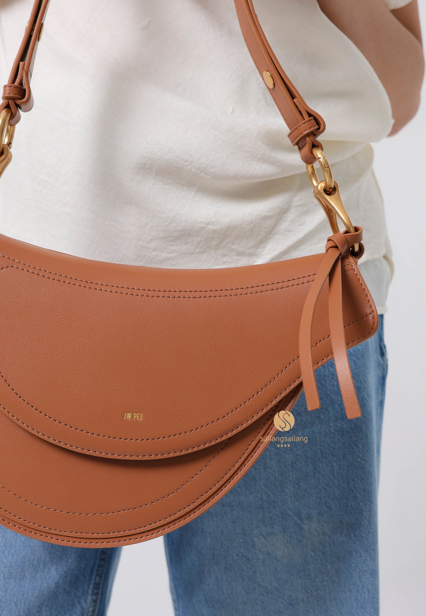 Ashlie Crossbody Bag - Brown