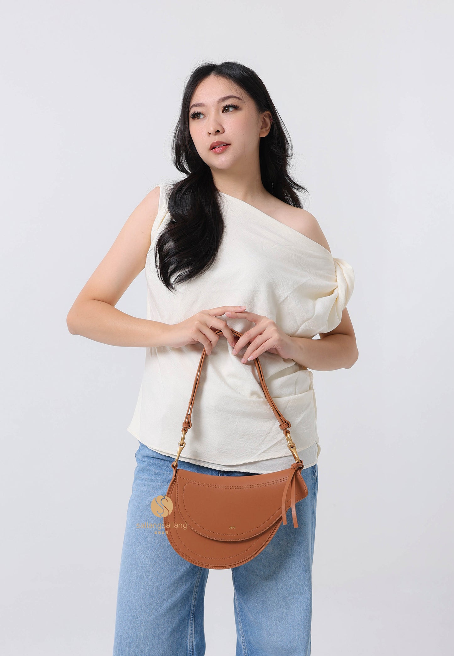 Ashlie Crossbody Bag - Brown