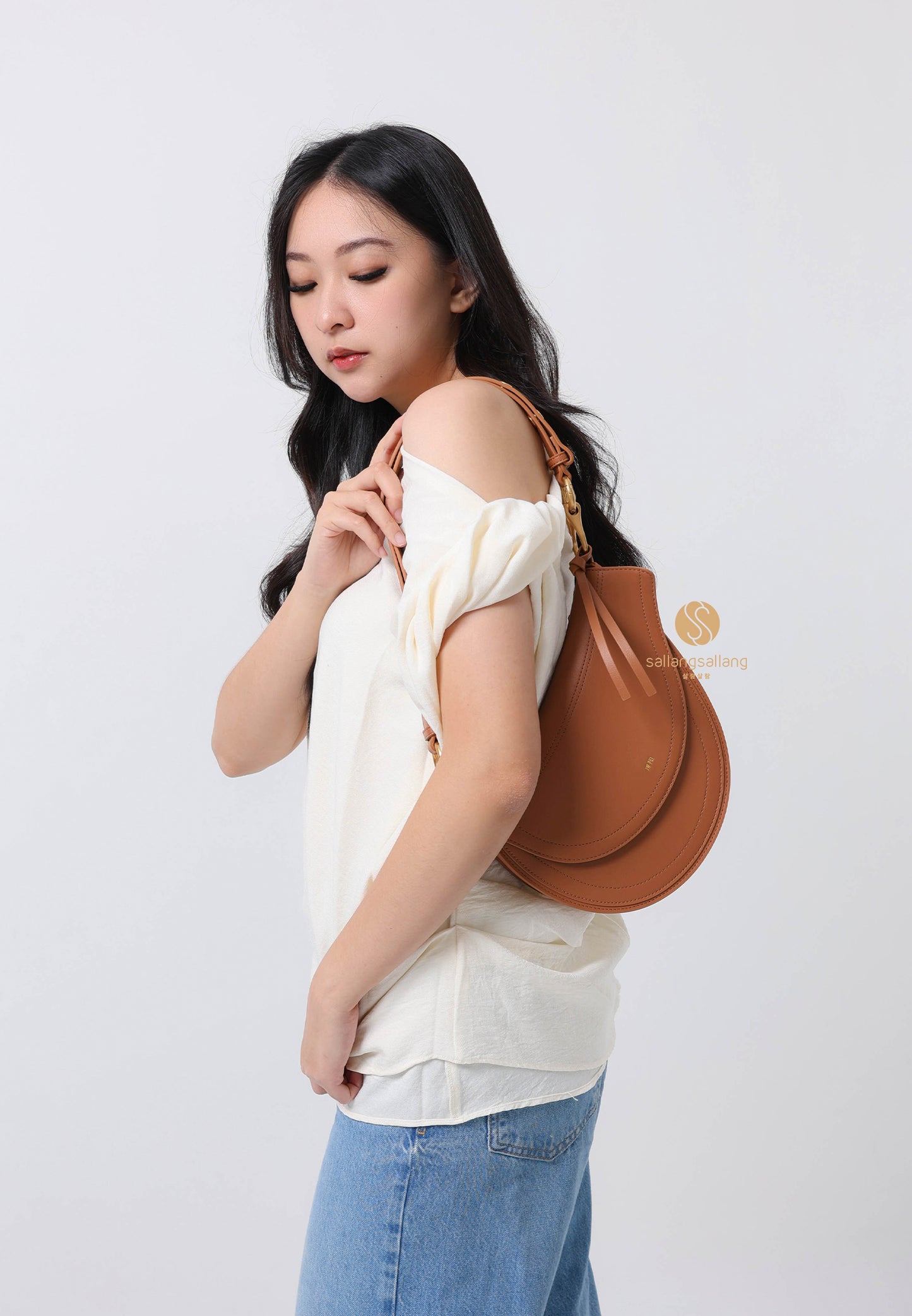 Ashlie Crossbody Bag - Brown