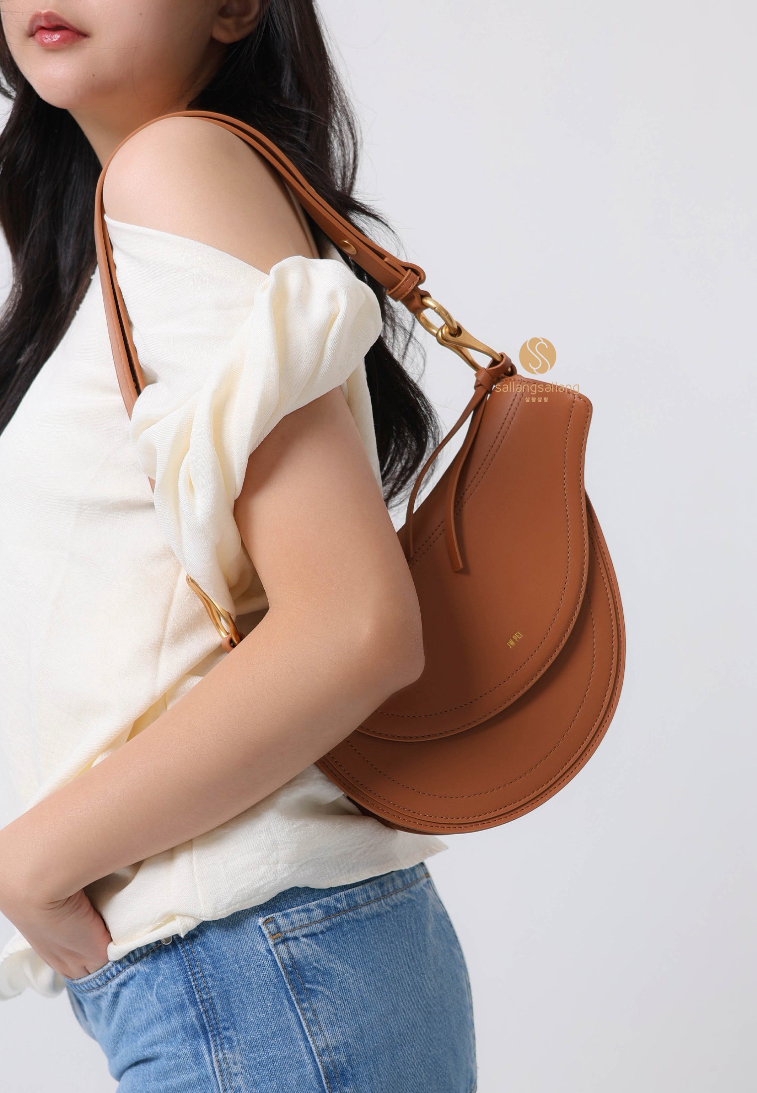 Ashlie Crossbody Bag - Brown