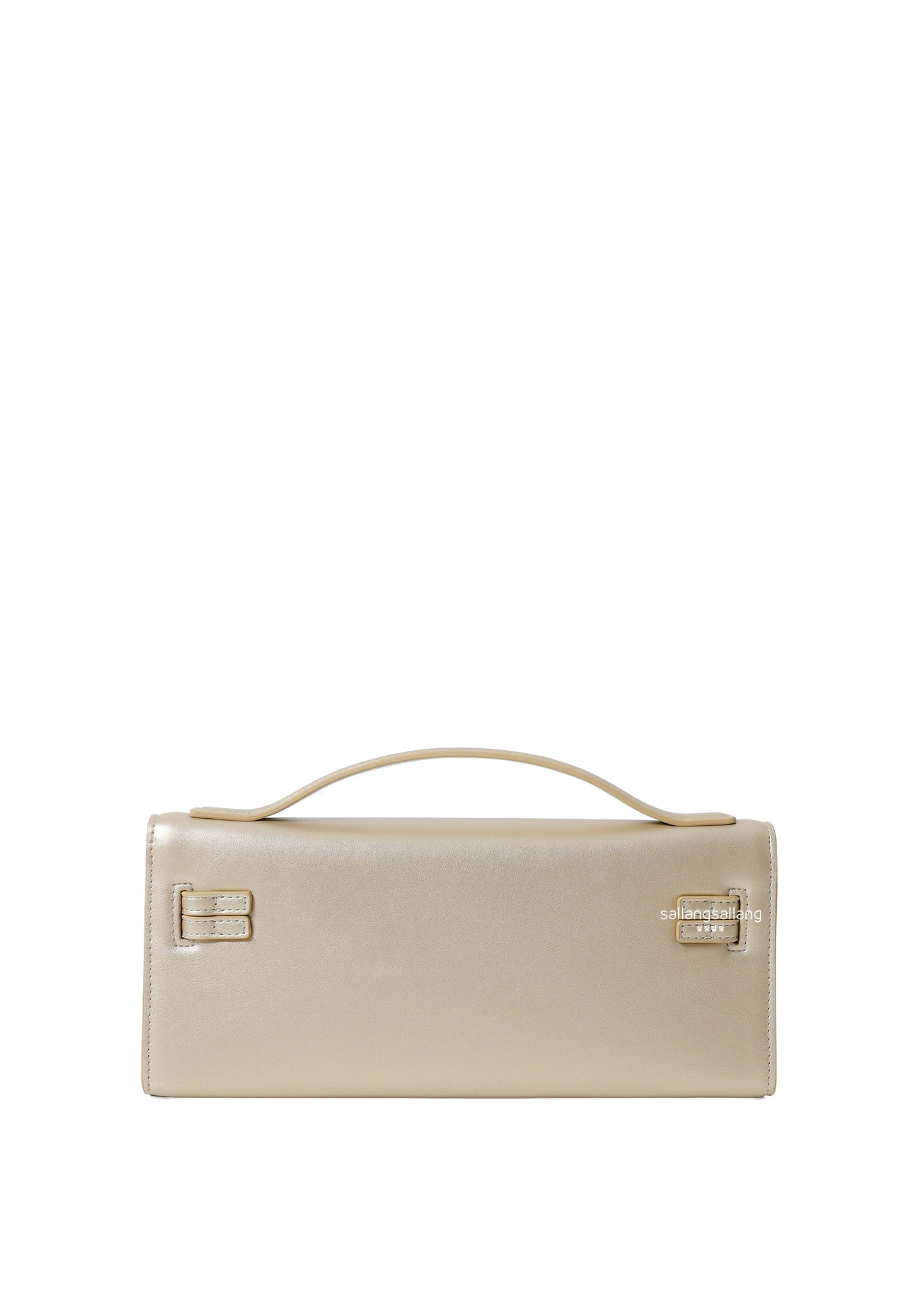 Bria Structured Top Handle Bag - Gold
