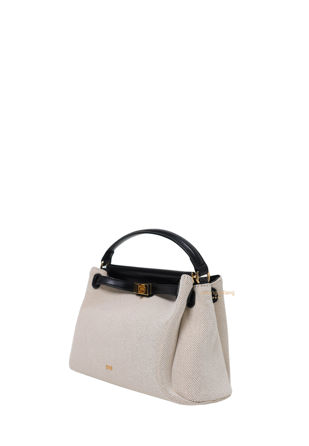 Carmen Top Handle Bag - Black Canvas
