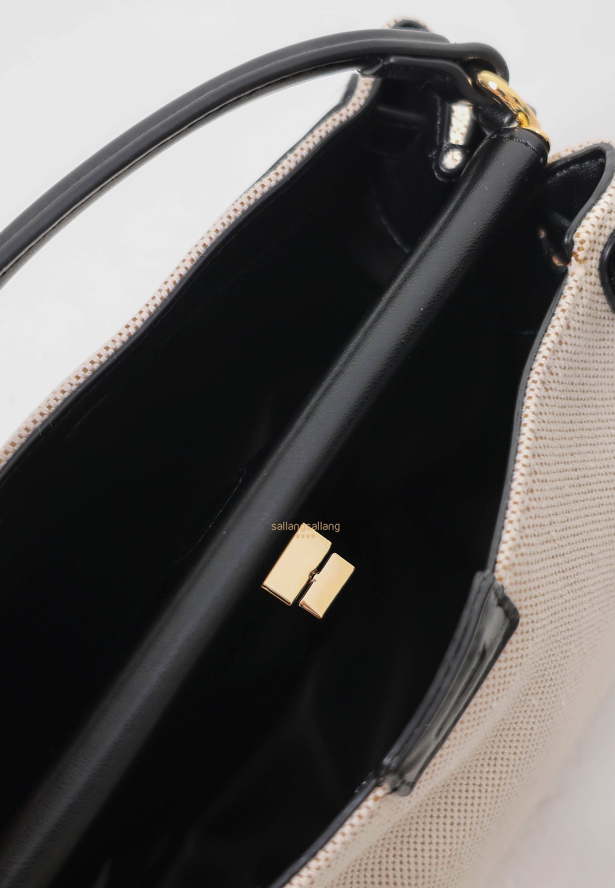 Carmen Top Handle Bag - Black Canvas