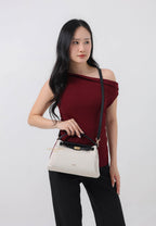 Carmen Top Handle Bag - Black Canvas