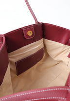Hana Large Tote Bag - Burgundy