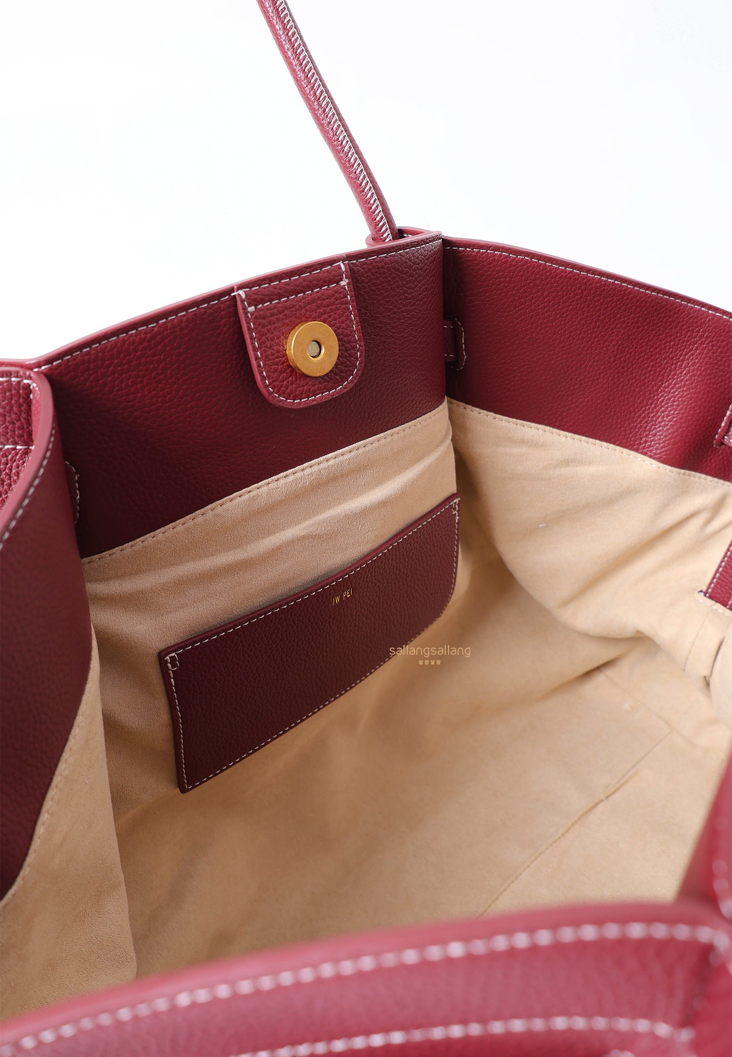 Hana Large Tote Bag - Burgundy