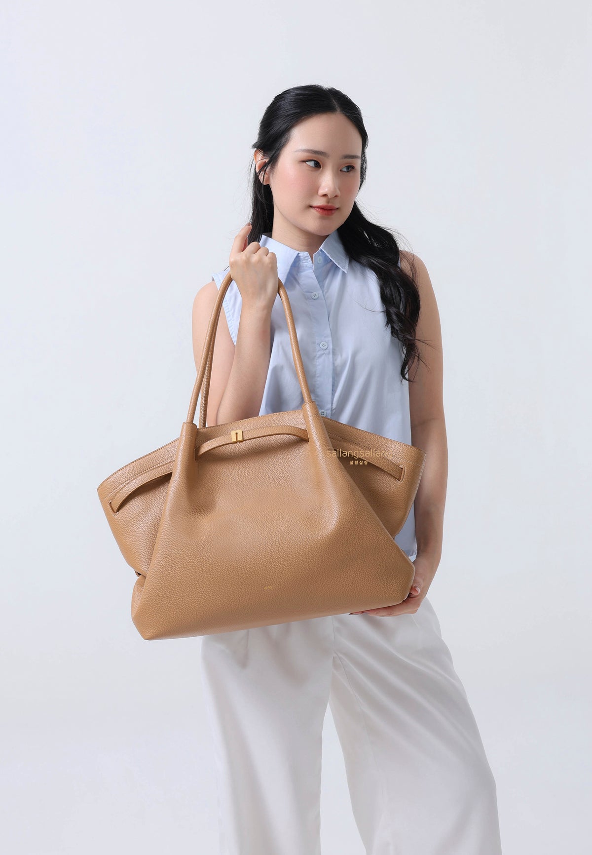 Hana Large Tote Bag - Latte