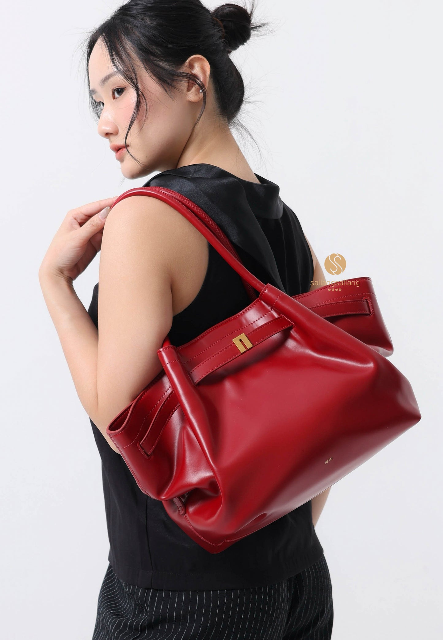 Hana Medium Tote Bag - Claret