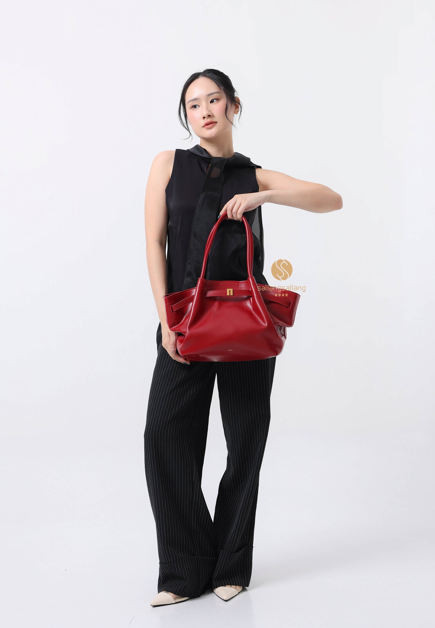 Hana Medium Tote Bag - Claret