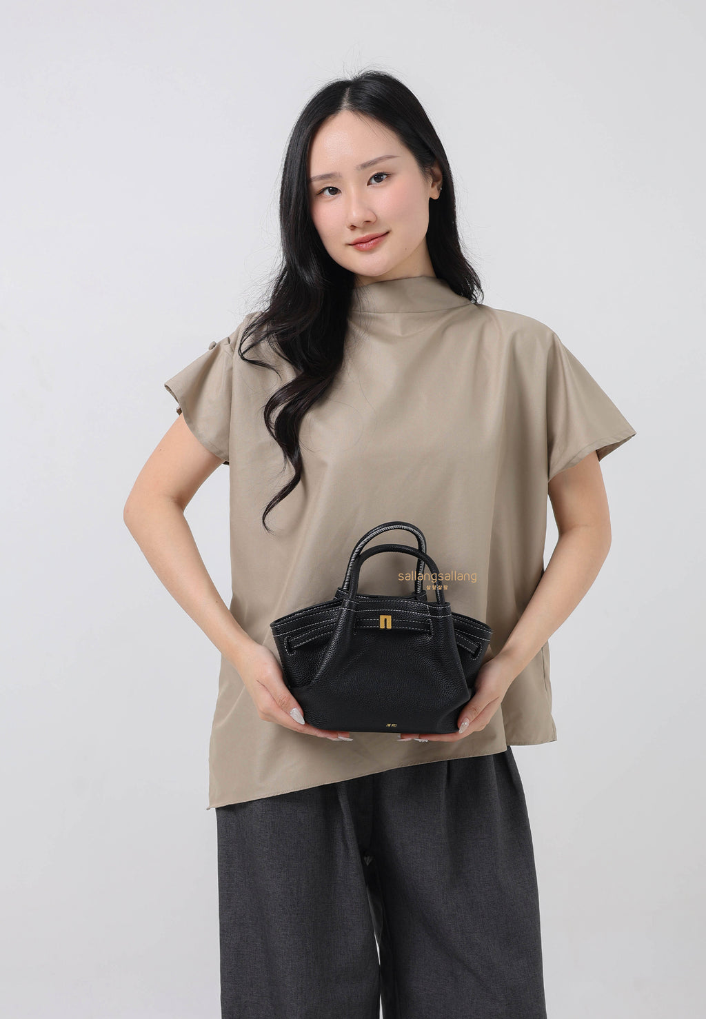 Hana Mini Tote Bag - Black