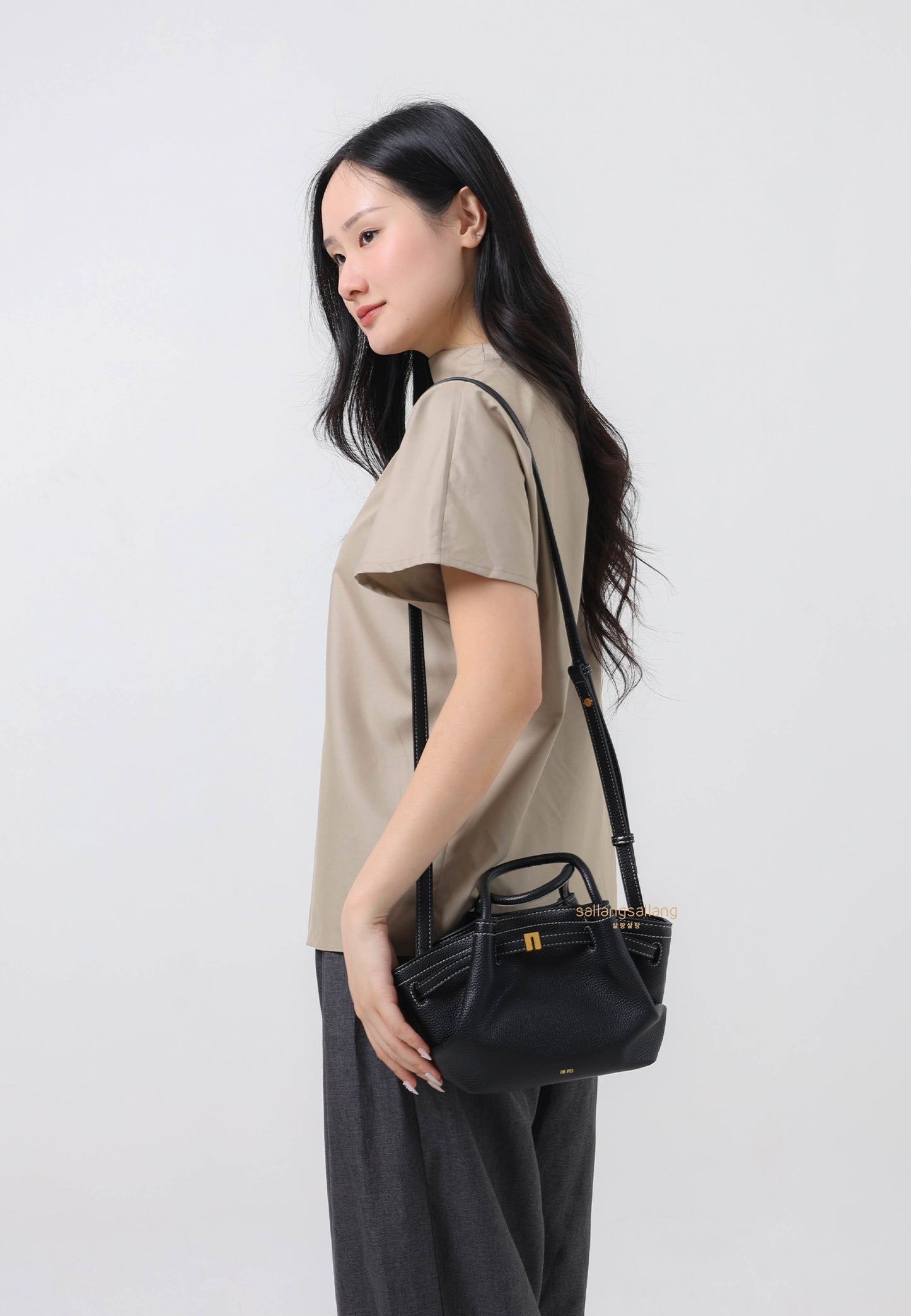 Hana Mini Tote Bag - Black