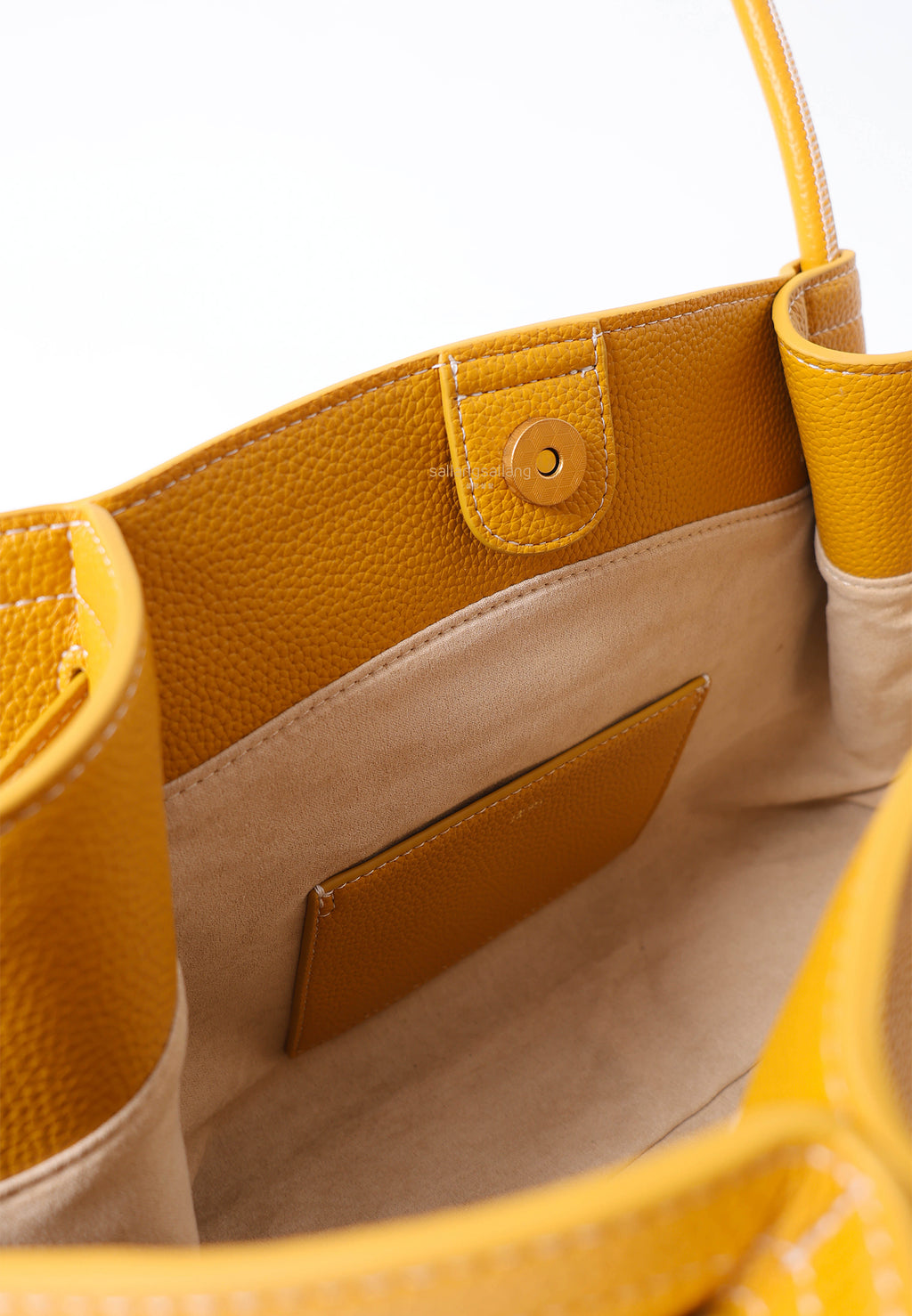Hana Wide Tote Bag - Ginger Yellow