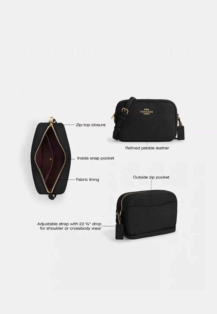 Jamie Camera Bag Gold Black