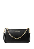 Jet Set Medium Saffiano Leather Crossbody Bag Black