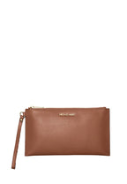 Jet Set Travel Large Pebbled Leather Pouch Luggage