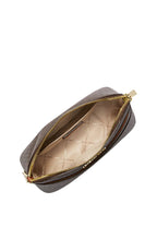 Jet Set Travel Medium Logo Dome Crossbody Bag Brown