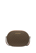 Jet Set Travel Medium Signature Logo Crossbody Bag Brown