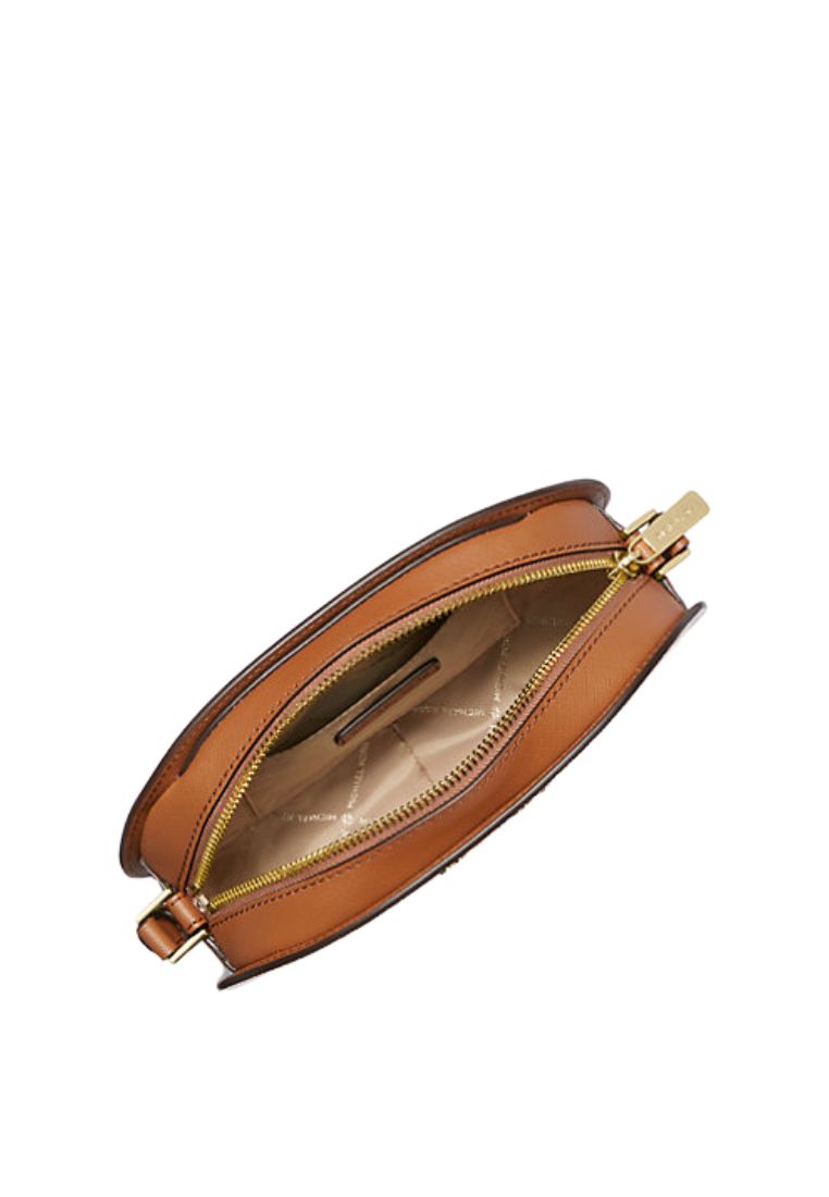 Jet Set Travel Medium Signature Logo Crossbody Bag Vanilla