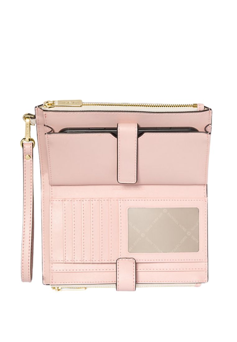 Jet Set Travel Signature Logo Smartphone Wallet Powder Blush