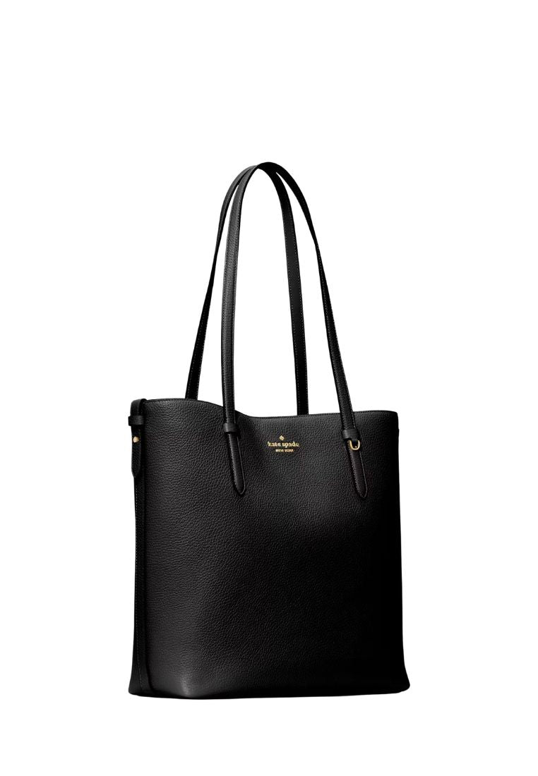 Juliette Leather Medium Tote Black