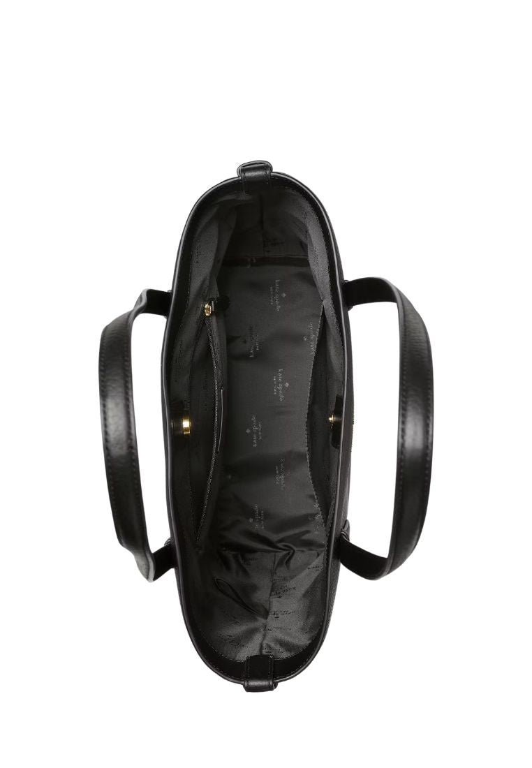 Juliette Leather Medium Tote Black