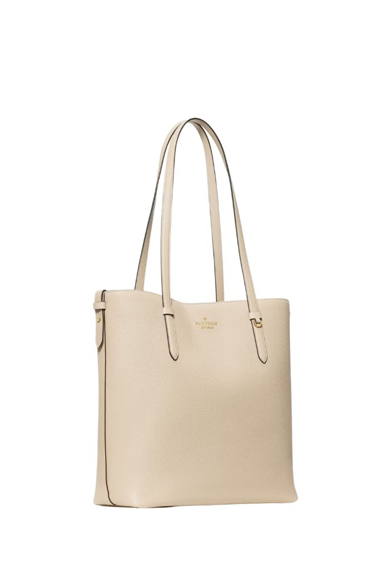 Juliette Leather Medium Tote Light Sand