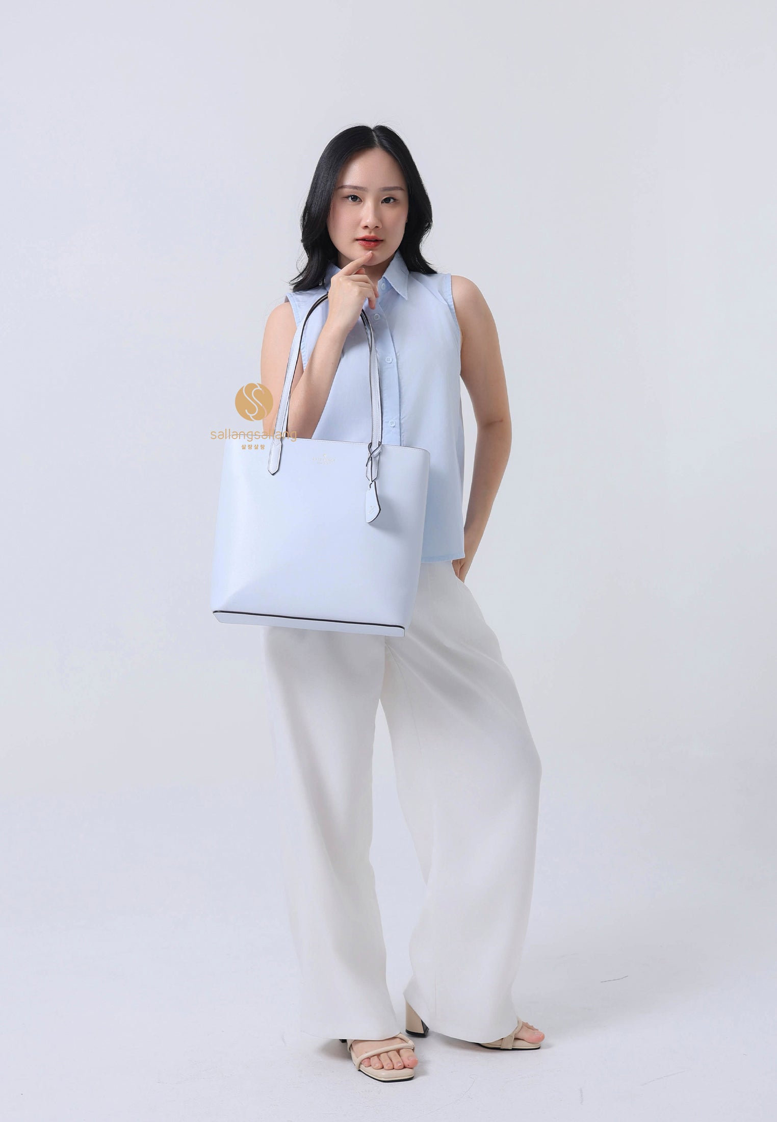 Brynn Tote Pale Sapphirine