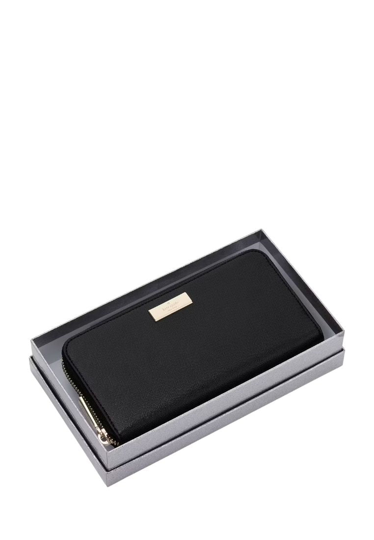 Kenzie Boxed Large Continental Wallet Black