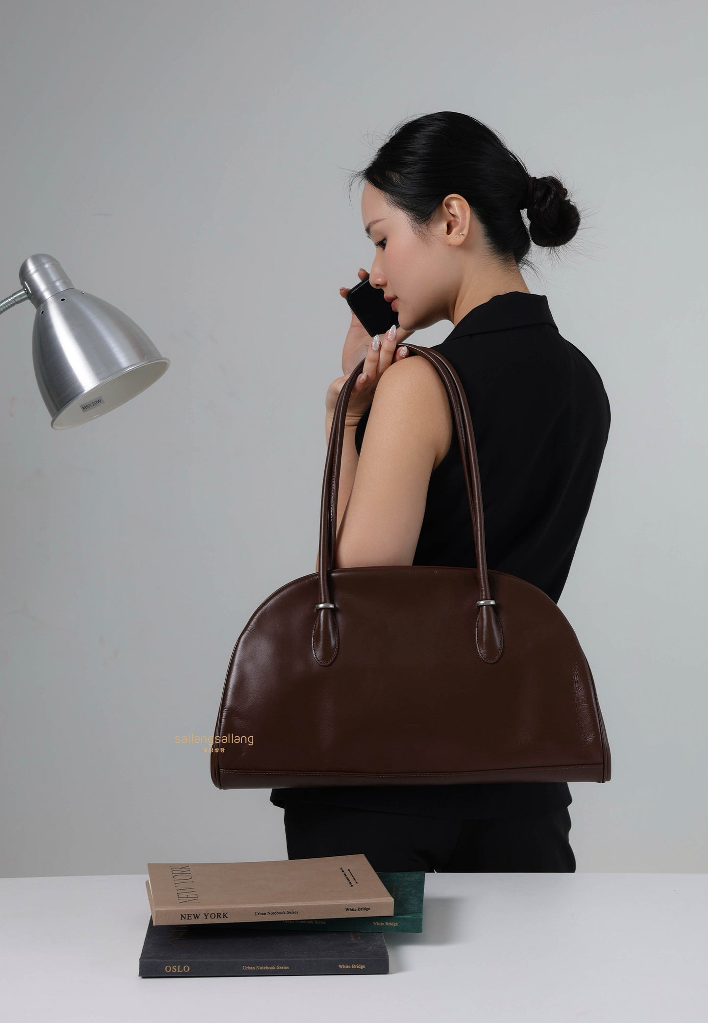 ANNEAU FRAME BAG oak brown