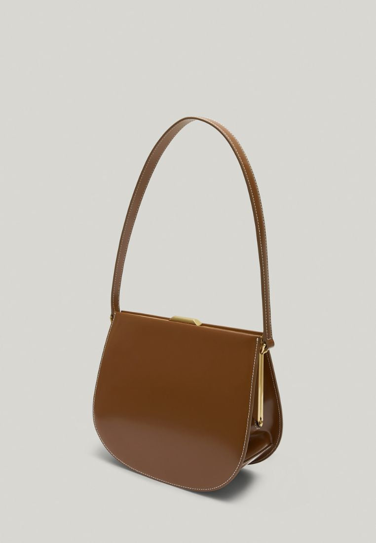 LUNE FORME BAG cognac brown
