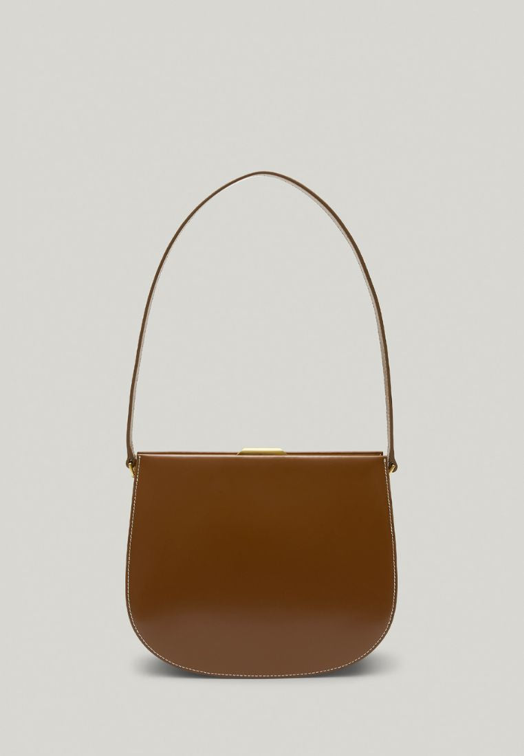 LUNE FORME BAG cognac brown