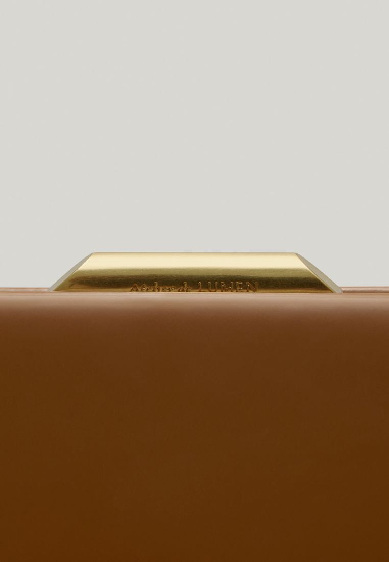LUNE FORME BAG cognac brown