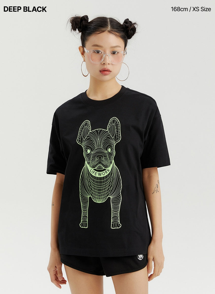Big Radog T-Shirt Deep Black