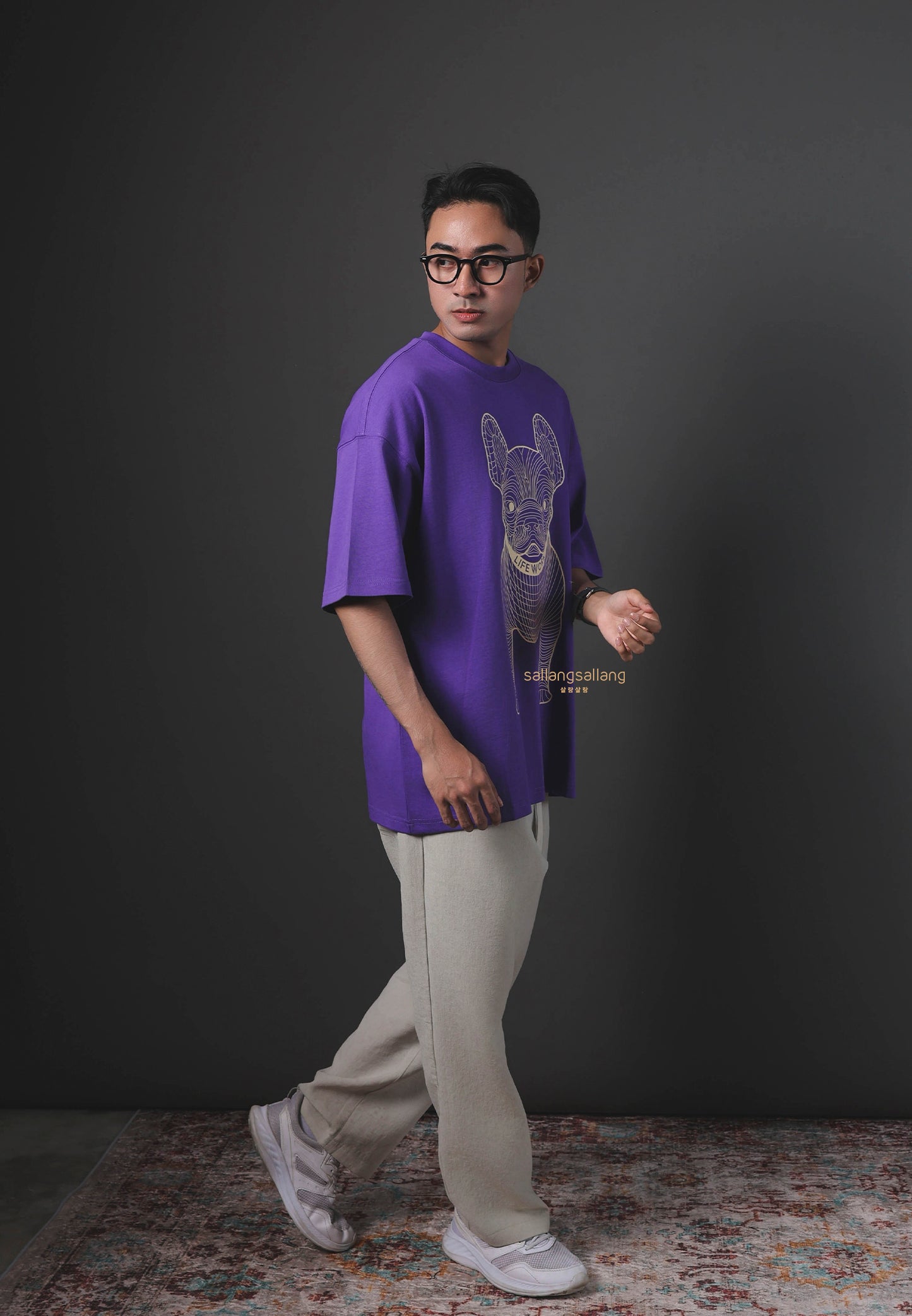 Big Radog T-Shirt Deep Purple