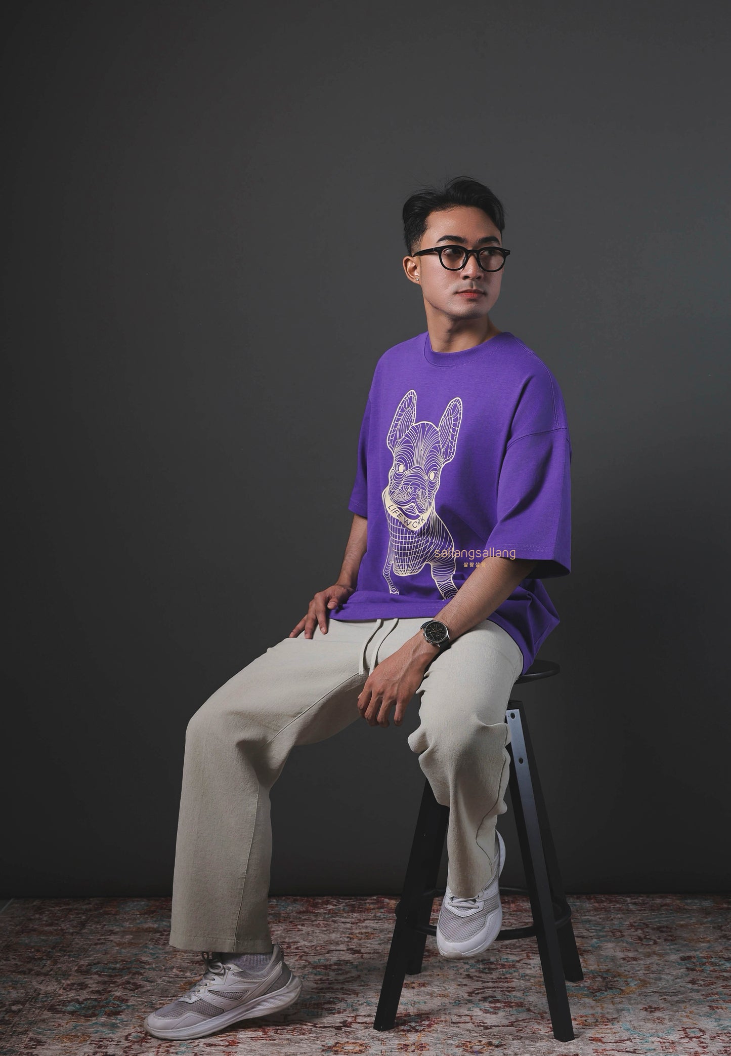 Big Radog T-Shirt Deep Purple