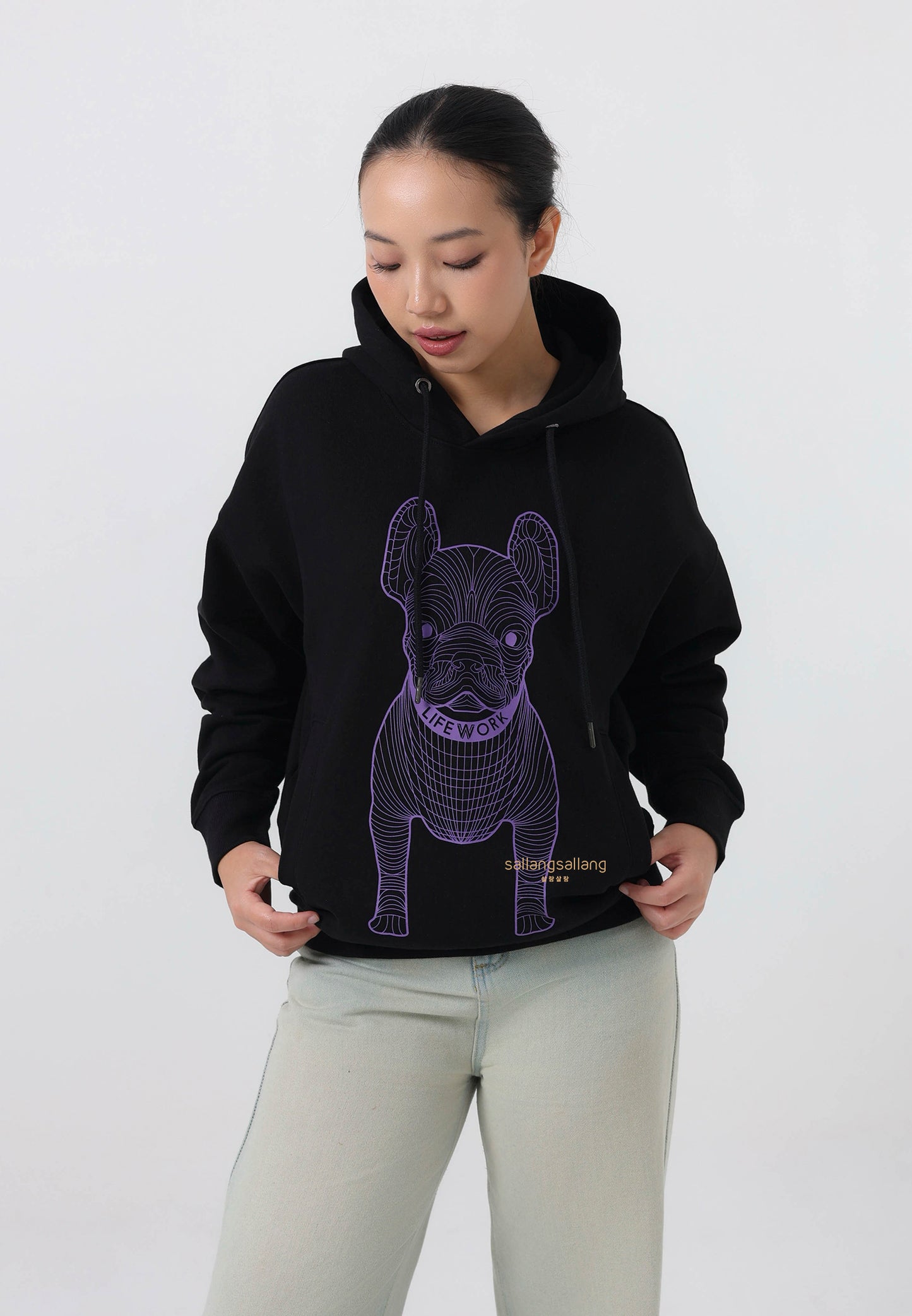 Big Radog Hoodie Natural Black