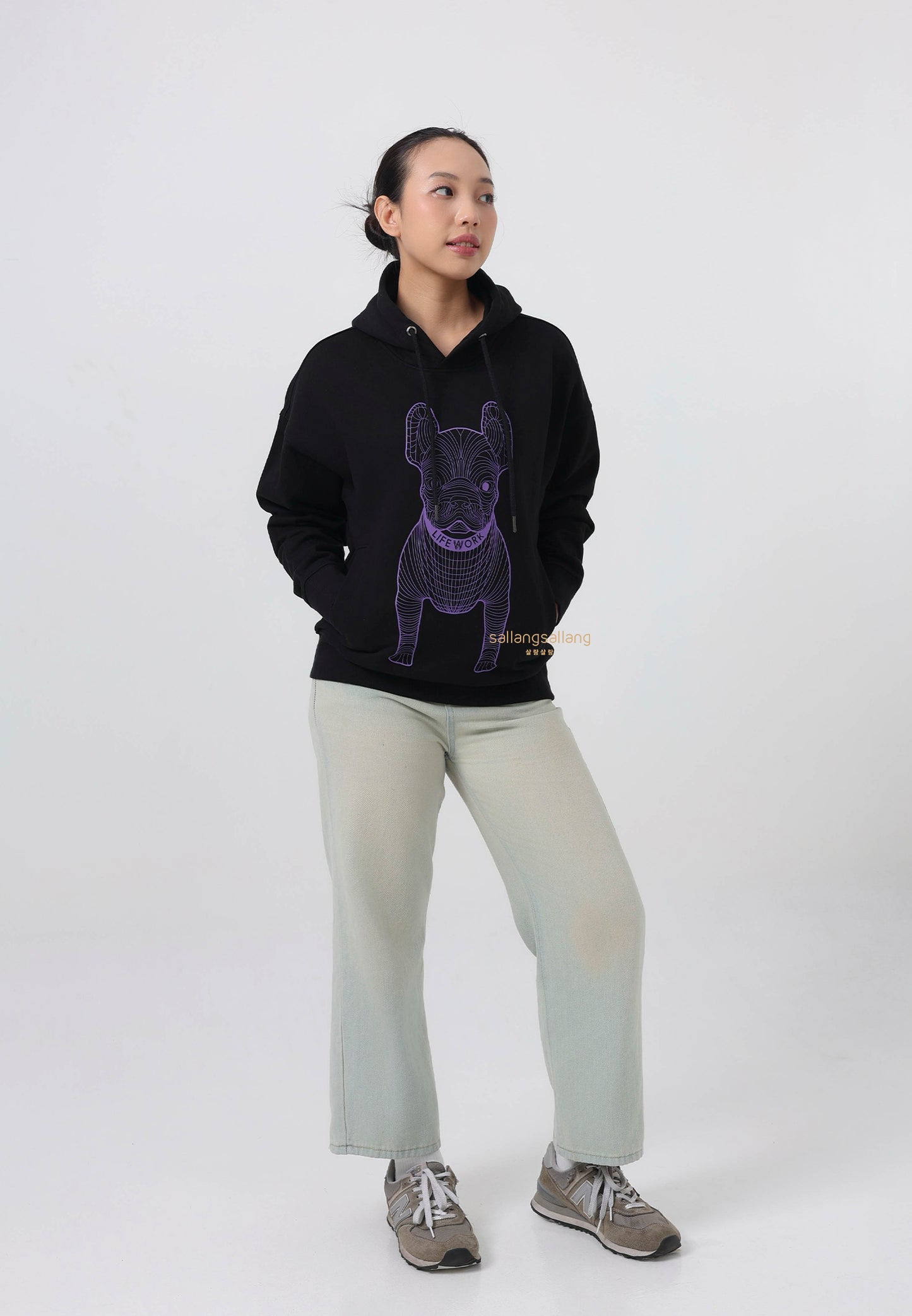 Big Radog Hoodie Natural Black