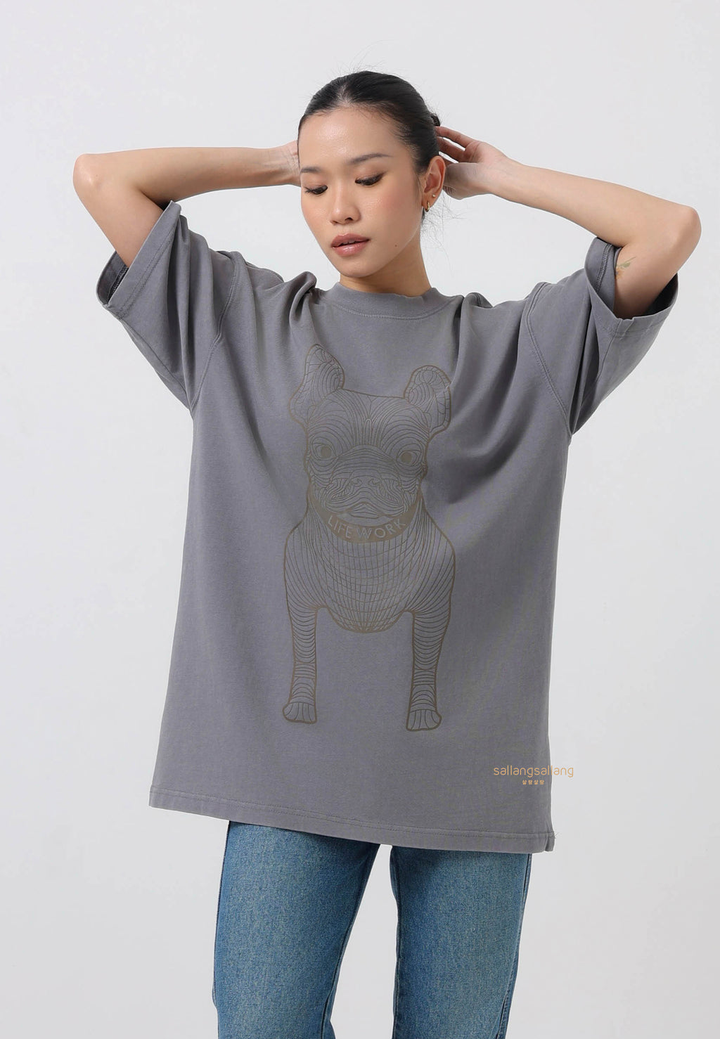 Big Radog T-shirt Light Grey