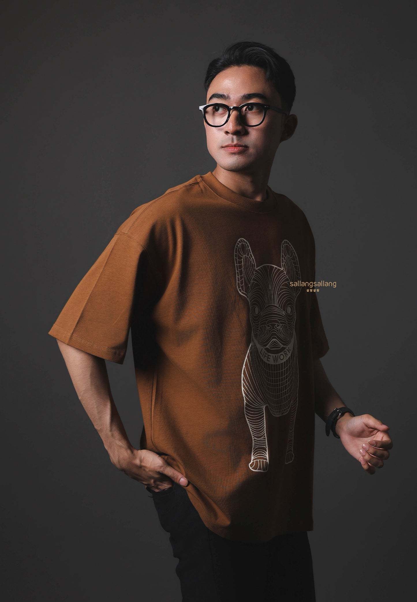 Big Radog T-Shirt Brown