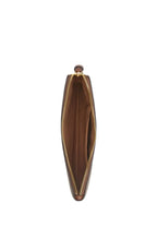 Large Corner Zip Wristlet In Signature Canvas Gold Tan Brown