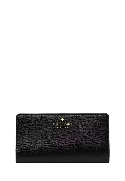 Large Slim Bifold Wallet Black