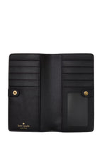 Large Slim Bifold Wallet Black