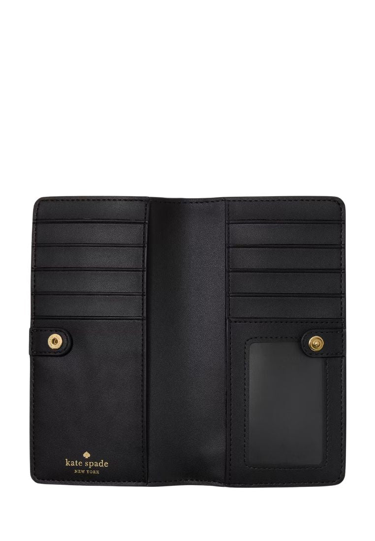 Large Slim Bifold Wallet Black