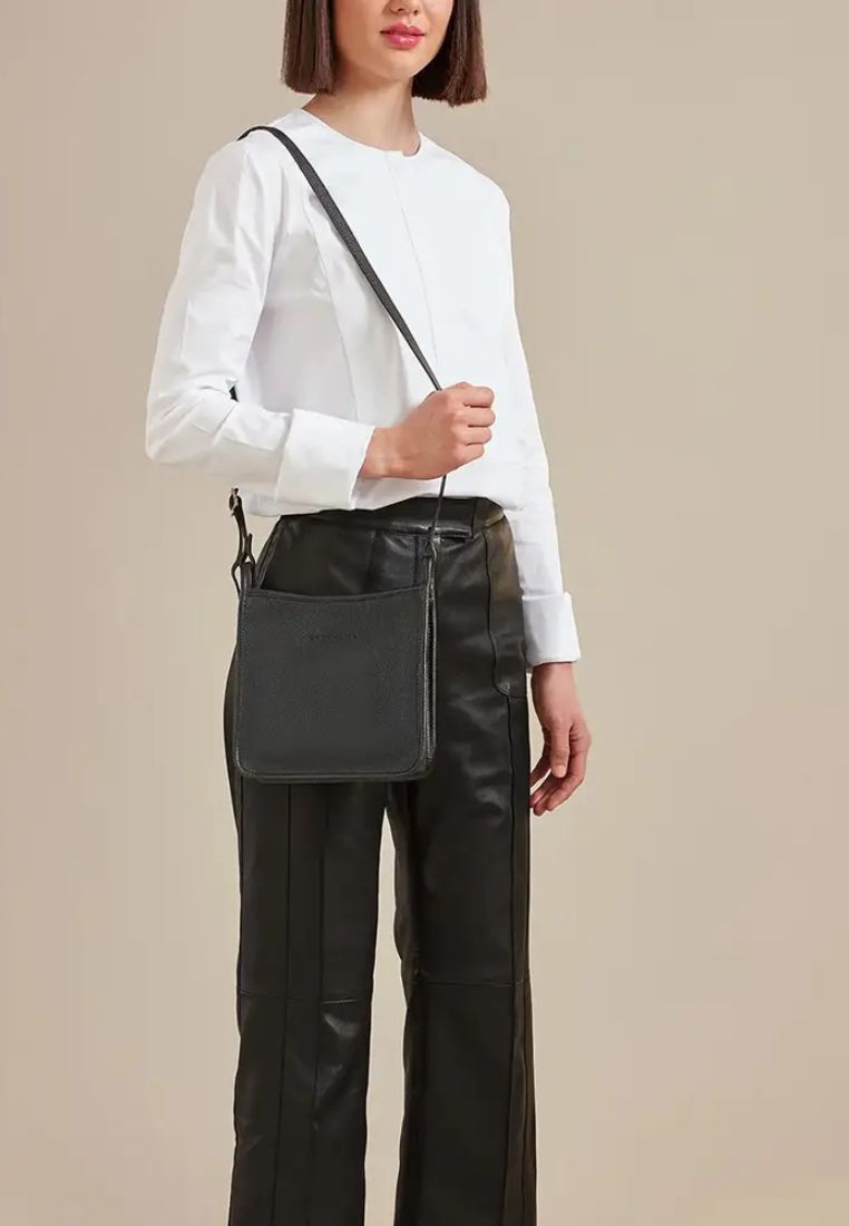 Le Foulonne Small Crossbody Bag Black