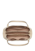 Lena Colorblock Large Triple Compartment Shoulder Bag Light Sand Multi