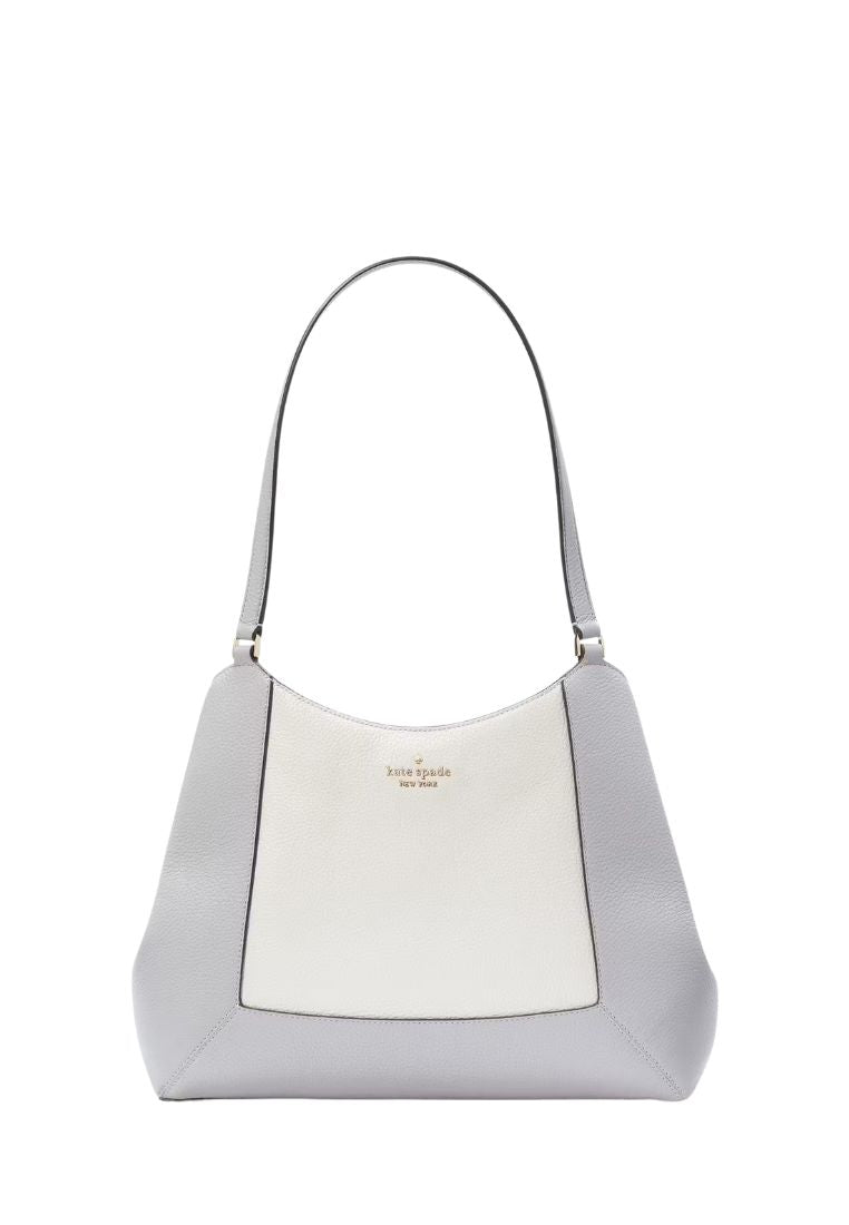 Lena Colorblock Large Triple Compartment Shoulder Bag Mountain Grey Multi